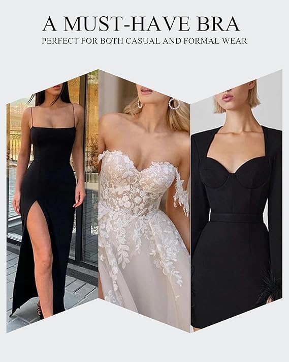HACI Women's Plus Size Longline Strapless Bra Bustier Full Coverage Anti Slip Underwire Corset Top Body Shaper Tummy Control