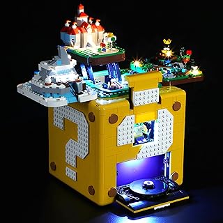 SEEMEY Lighting kit, LED for LEGO-Super-Mario-Fragezeichen-Block-71395. MOC Block Accessories, Awesome Visual. (Just LED, Not LEGOBricks)