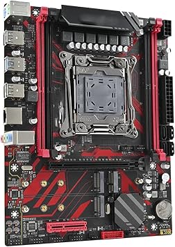 Game Motherboard Fit for ERYING X99 D4 Motherboard Combo Kit with Xeon E5 2620 V3 CPU LGA 2011-3 Dual Channel ECC RAM M.2 NVME for Desktop Gaming PC