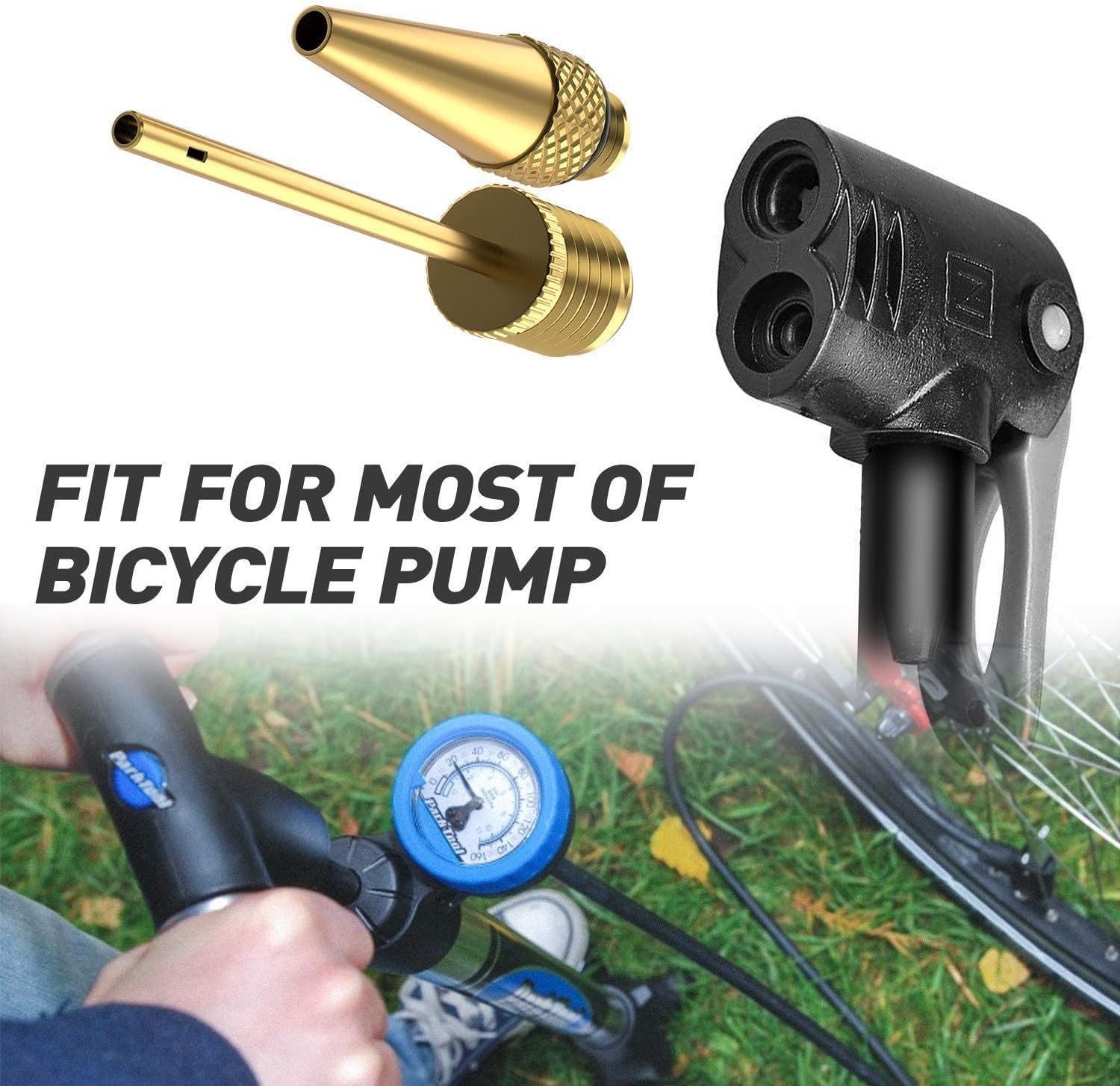 High-Grade Brass Valve Adapter, Bicycle tire Valve Adapter