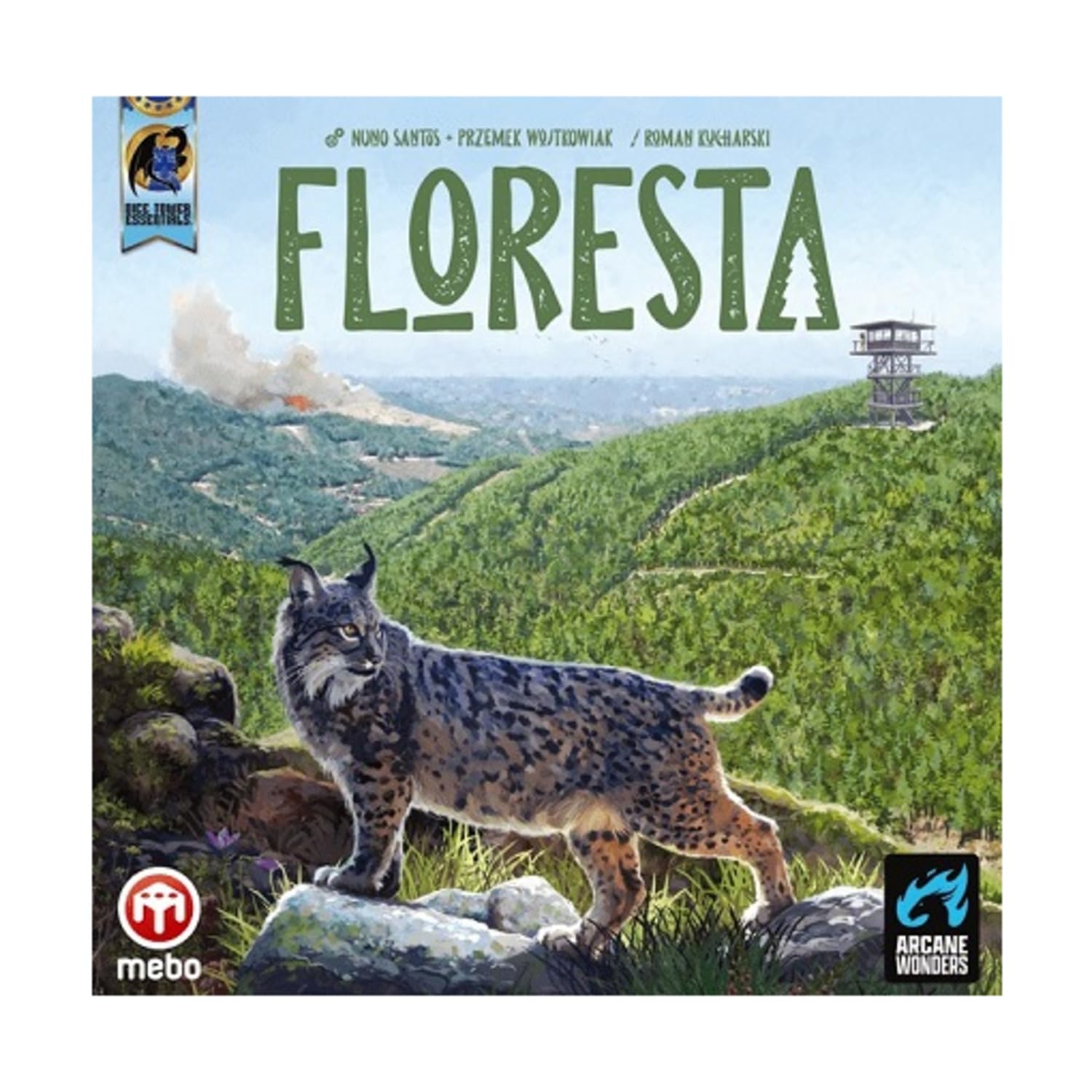Floresta Board Game by Arcane Wonders - Nature-Themed Strategy Game with Beautiful Artwork - Collect Resources - Family-Friendly and Strategic Gameplay