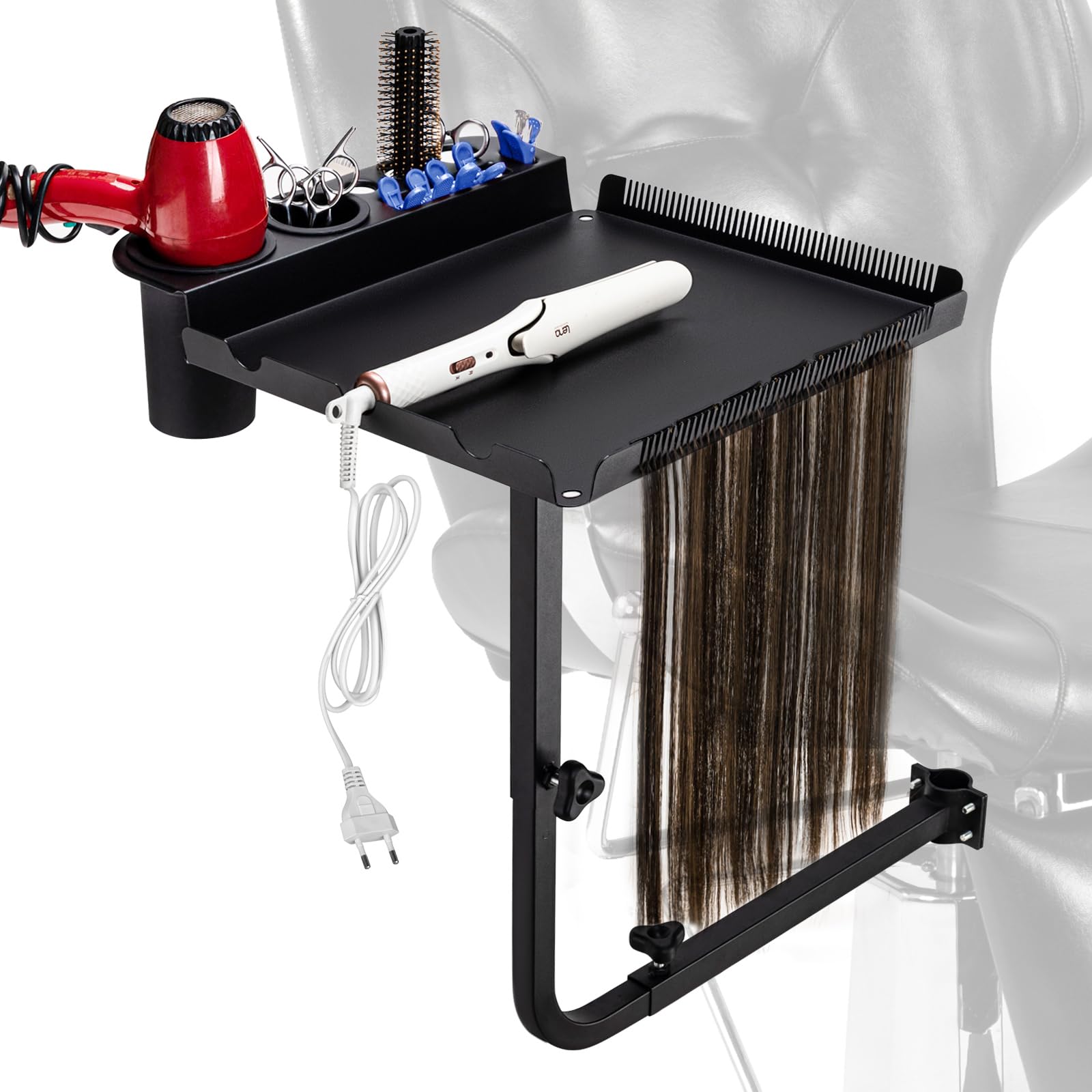 Amazon.com: Noverlife Hairstylist Color Tray for Salon Attach to Chair ...