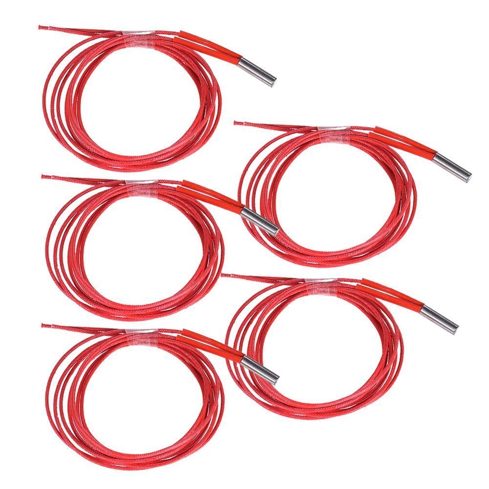 5 Riscaldatori A Cartuccia Da 12x128mm, 380W, 220V – Elemento Riscaldante Per Stampi, Compatto E Ad Alta Efficienza