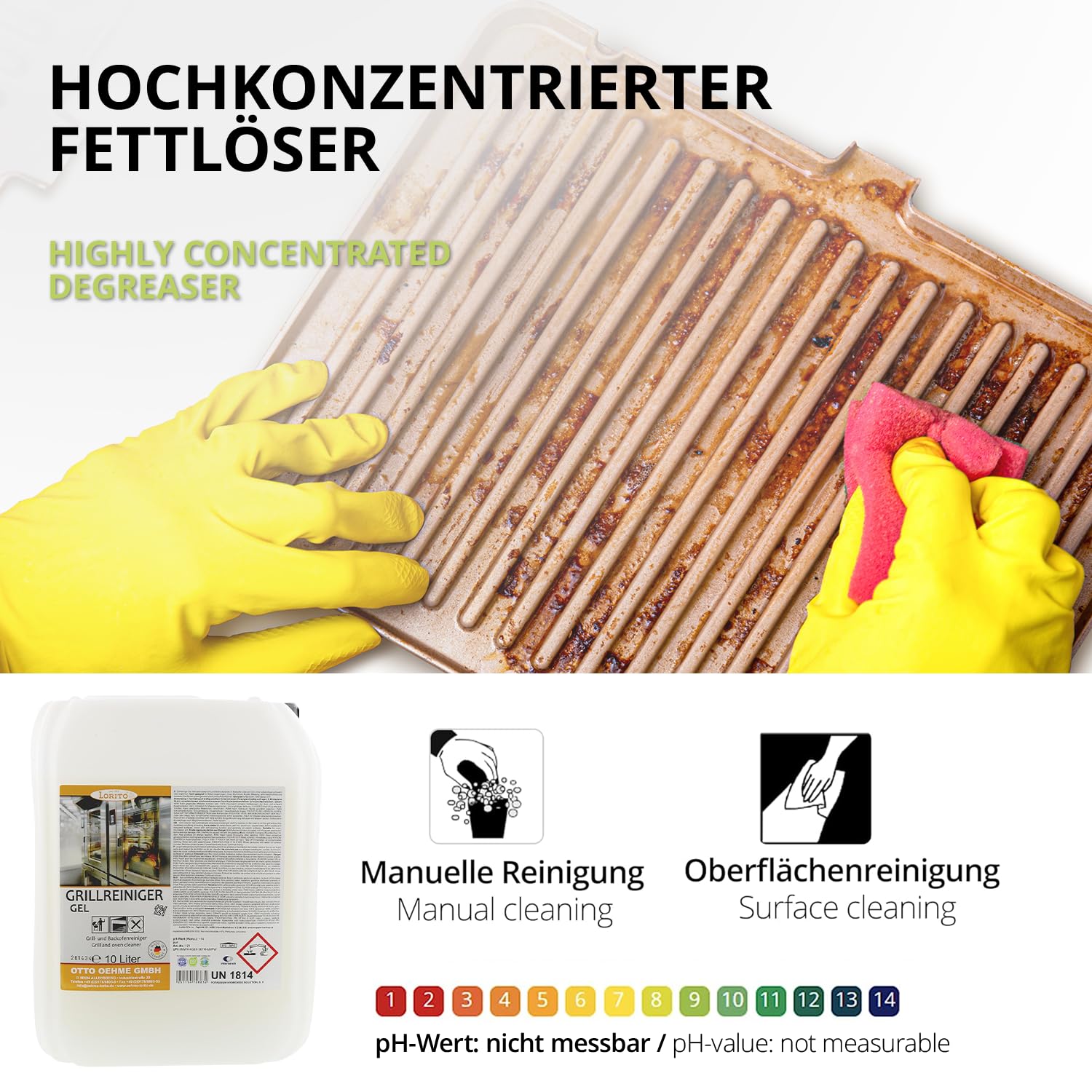 Lorito Grillreiniger Gel 10L