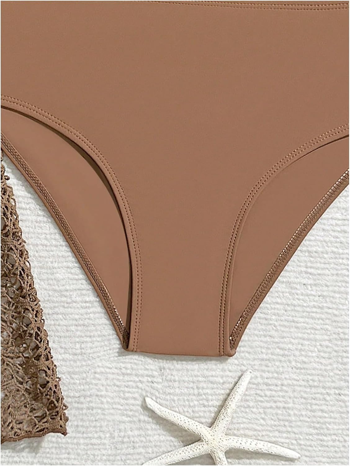SOLY HUX Girl's Swimsuits Bikini Set 4 Piece Bathing Suit with Hollow Out Coverup Top and Pants