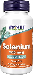 Now Foods, Selenium, 200 mcg, 90 Veg. Kapsułki