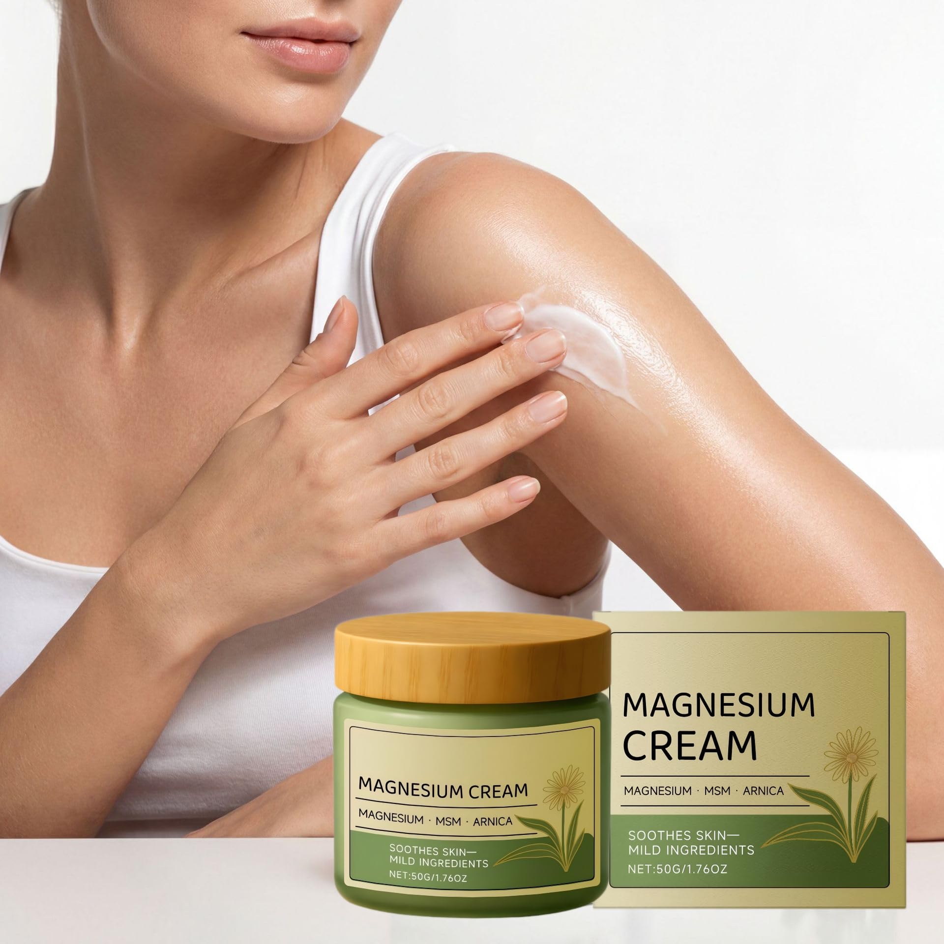 Amazon.com : Axnzp Total Relief Magnesium Cream with MSM & Arnica