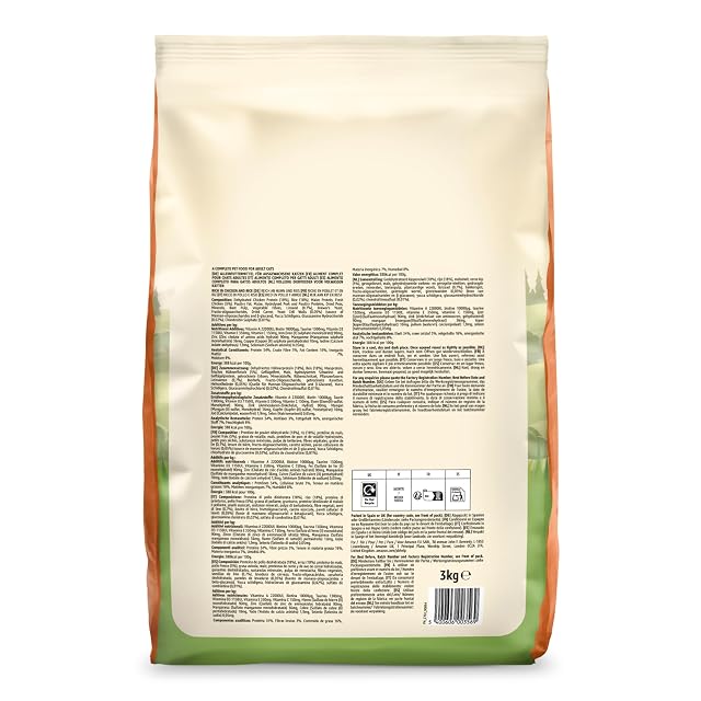 Foto 8 de 8 de by Amazon Alimento seco completo para gatos adultos rico en pollo y arroz