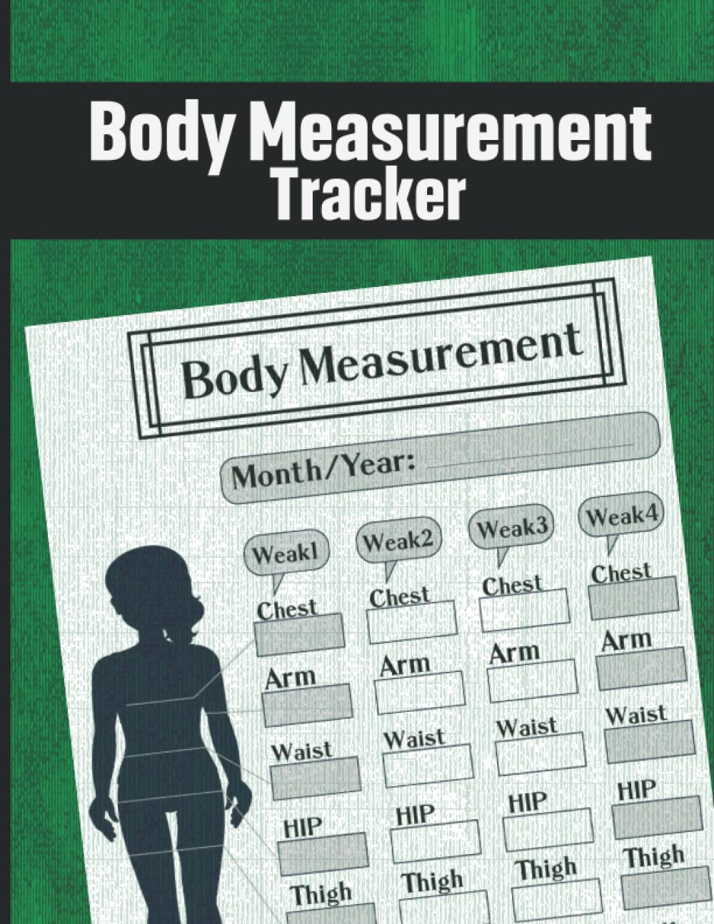 Body Measurement Tracker Weekly Weight And Body Measurements Progress ...