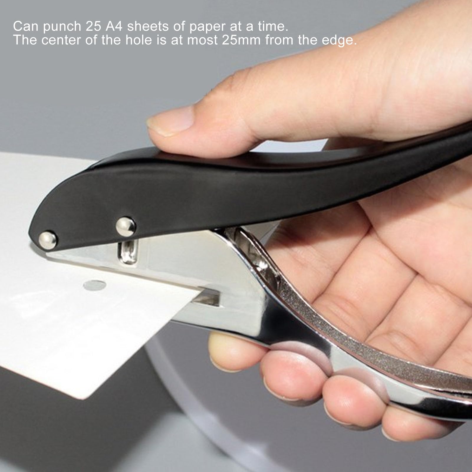 Perforateur 2 trous grande capacité 65 feuilles avec guide