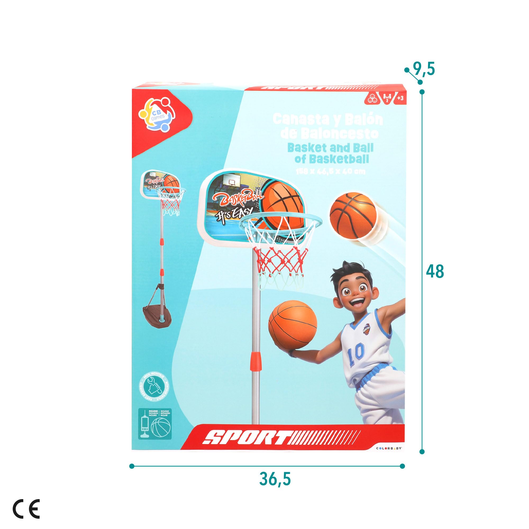 Colorbaby Koszykówka dla dzieci