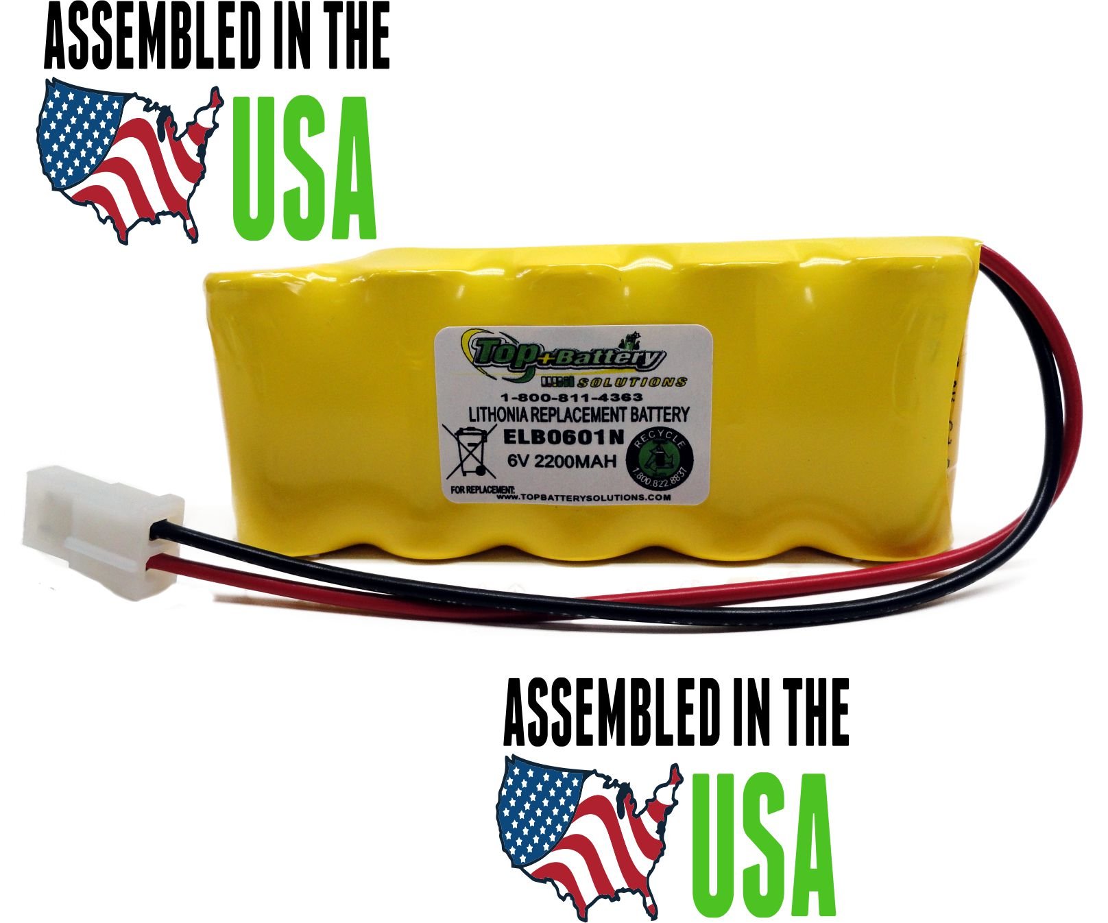 BatteryGuy Patrol Pump Replacement 6V 4.5Ah SLA Battery Brand Equivalent (Rechargeable) - Qty of 1