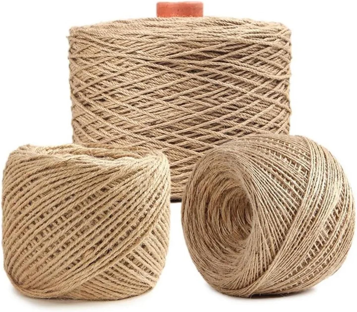 Handwoven DIY Materials, Thick Decorative Items, wear-Resistant Hemp Rope, fine Linen Photo Wall Decoration, Natural Jute Hemp Rope(6MMX5M)