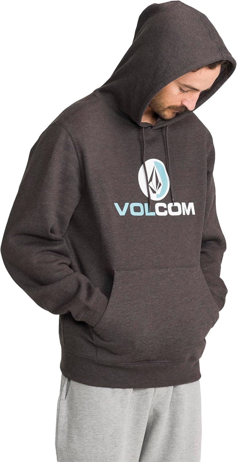 Volcom Men's Hoodie – Drawcord – Everyday Casual & Layering