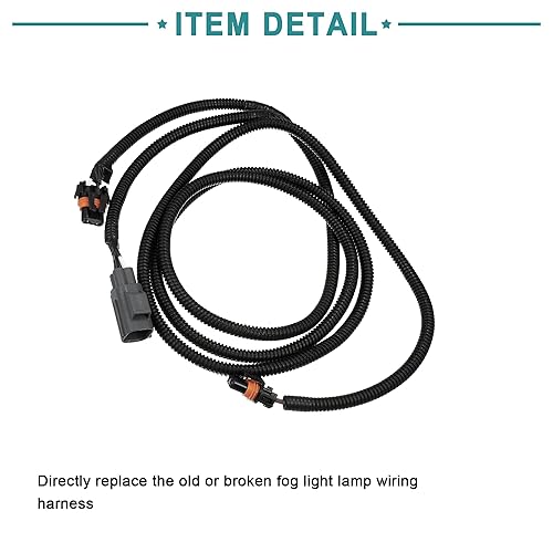 Miniatura 5 de ACROPIX Arnés de cableado para lámpara antiniebla delantera para Ram 1500 - Paquete de 1 negro