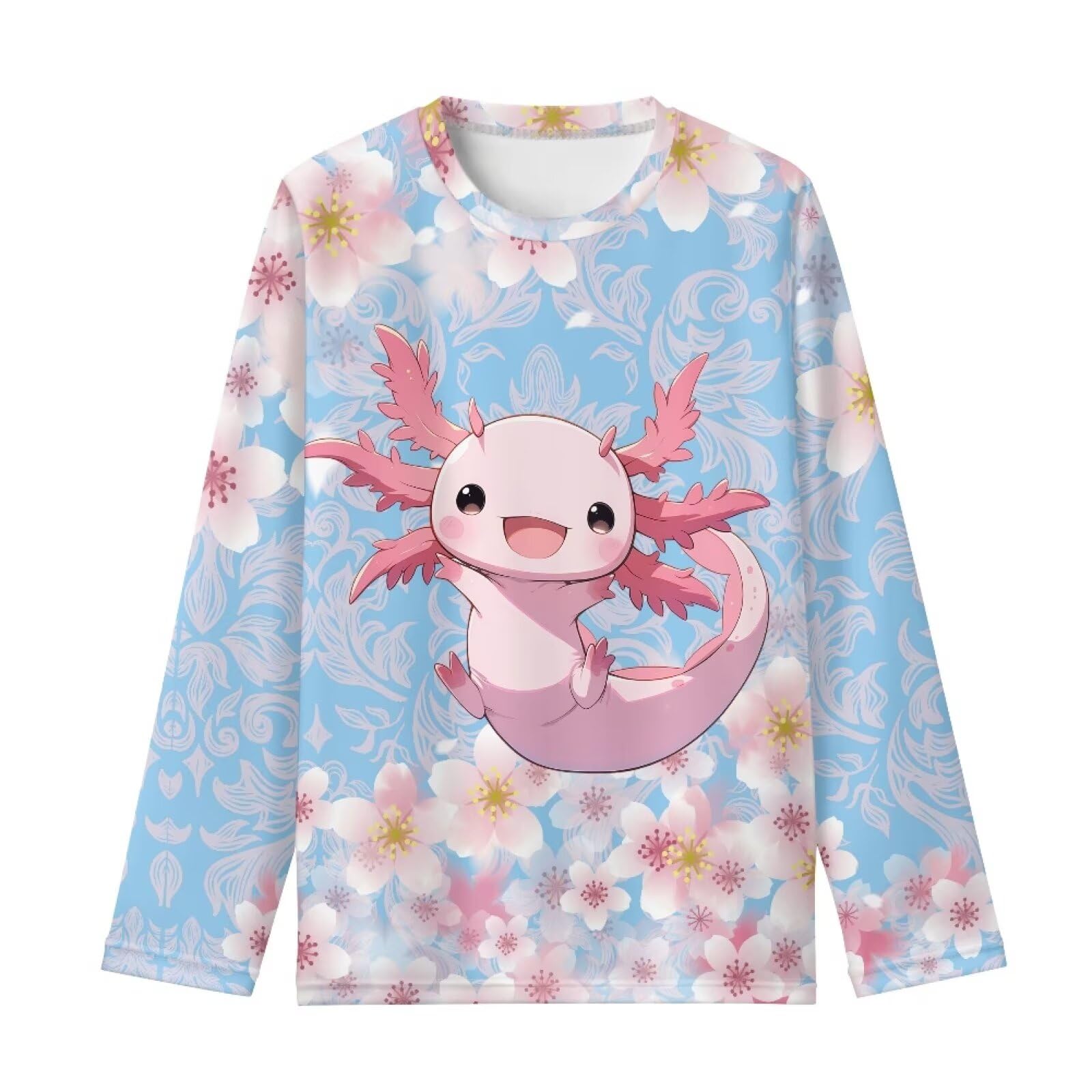 Girls Long Sleeve Shirts Casual Crewneck Soft T-shirts for Girls 3-16 Years Old
