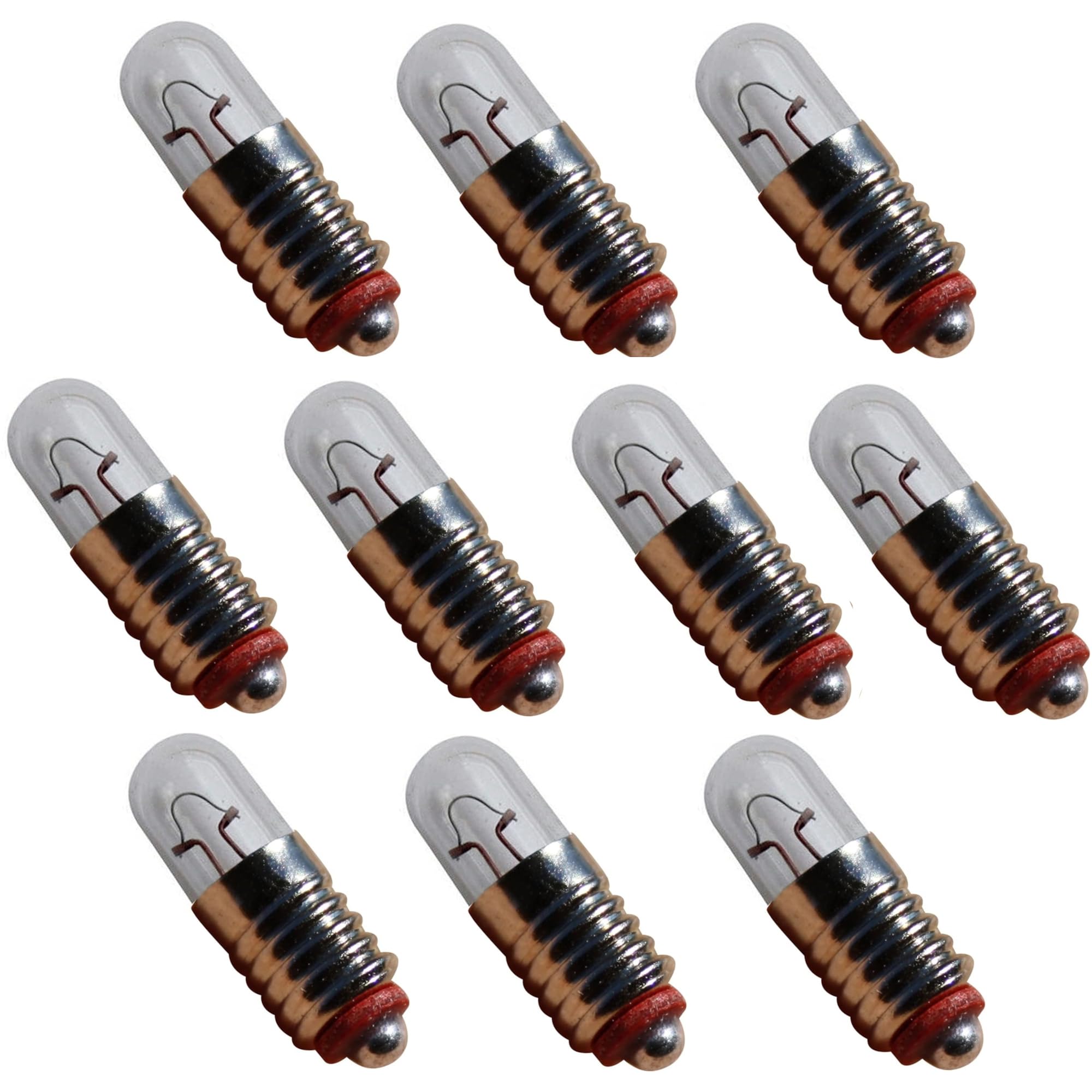 10 x MS4 6V Lampen - für Märkln Glühlampen Brnen Modellbahn TT H0