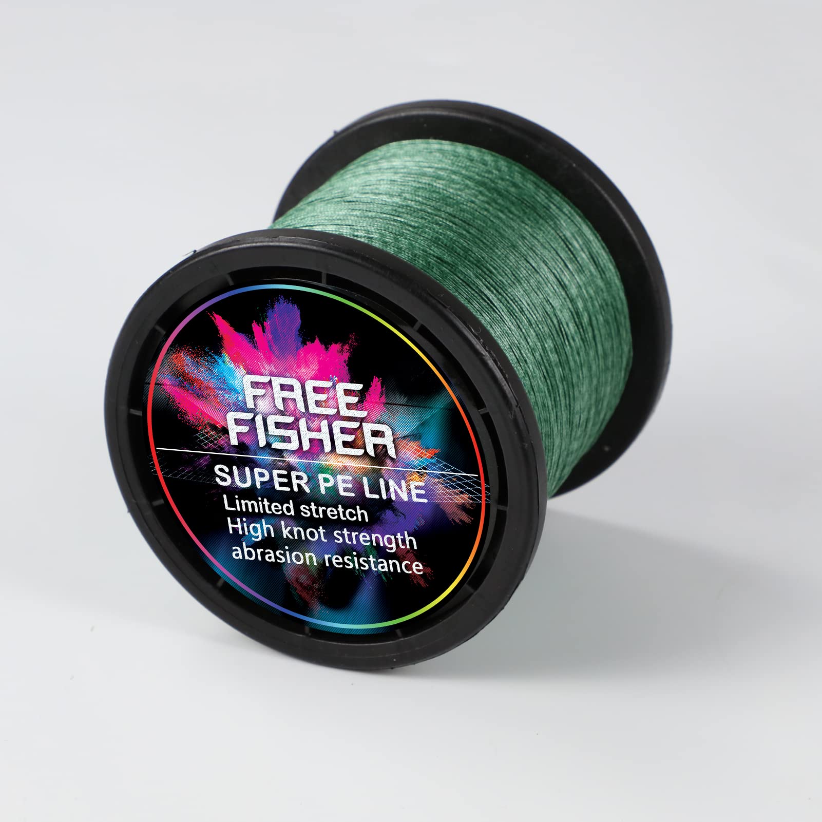 Sedal Trenzado Pesca 300m/1000m 8 Trenzados Resistentes Desgaste Suaves Hilos de Pesca PE Fuerte Tensión Línea Mar Pesca Línea 5.4-90kg, Verde Militar (1000m), 12# (0.60mm/61kg)
