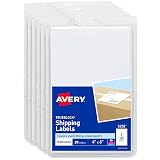 Avery® Shipping Labels with TrueBlock® Technology, 4" x 6", White, Permanent, 6 Packs for 120 Labels Total (45292) – view 1