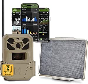 Moultrie Edge 2 Pro Cellular Trail Camera - Auto Connect Nationwide 4G LTE - On Demand 40MP Photo - 1440P Video with HD Audio - Ai False Trigger Elimination - 100 Ft Detection Range - No-Glow Flash asin的图片