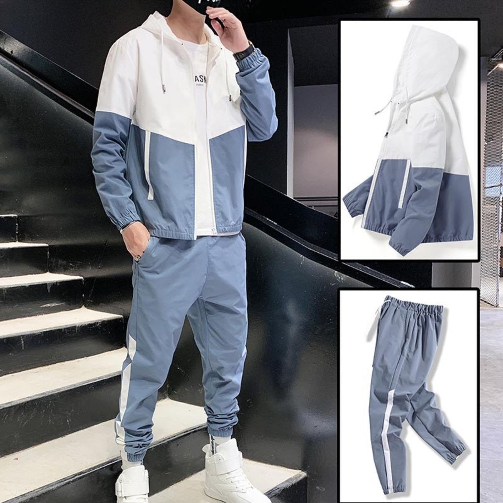 Logo Personnalisé Sweat À Capuche et Pantalon De Jogging pour Hommes, Ensemble De Survêtement Veste Vêtements De Sport Sweat-Shirt Décontracté Costume De Sport