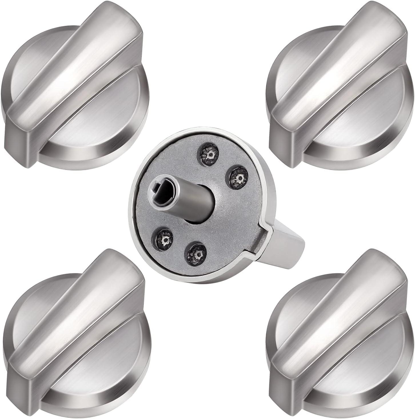 Beaquicy 5 Pack WB03X25796 WB03T10326 Gas Cooktop Knob