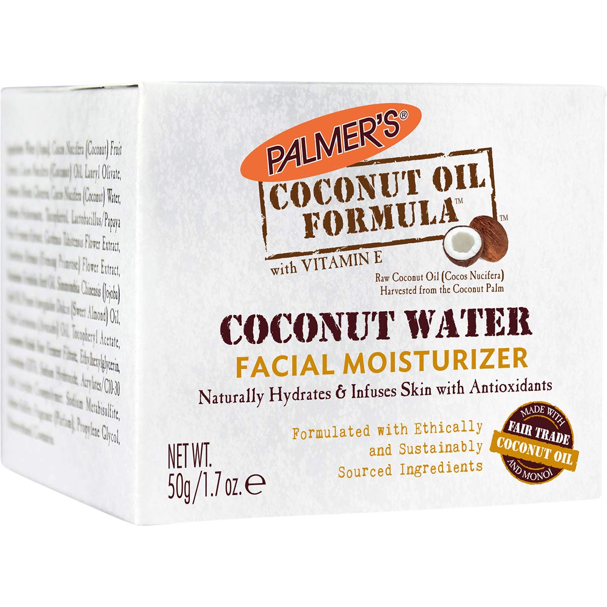 Palmer's Coconut Oil Formula Coconut Water Facial Moisturizer, 10.2 Ounce, (Pack of 6)