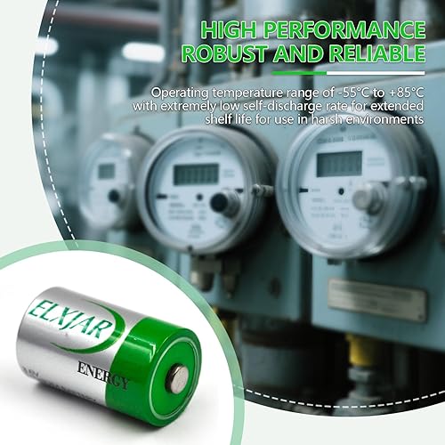 Miniatura 8 de Lunggwey Paquete de 2 baterías de cloruro de ionilo de litio de 3.6 V XL-055F (Li-SOCl2), repuesto para Xeno XL-055F, XL-055H Tadiran TL-2155,