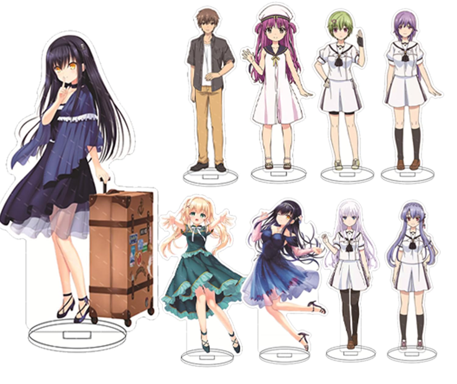 Amazon.co.jp: [HESHI] Summer Pockets アクリルスタンド 萌え