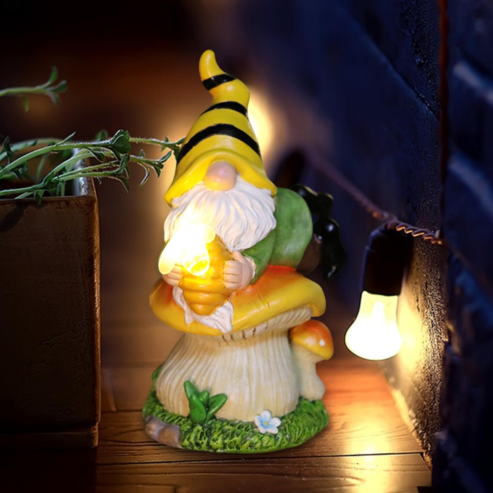 Gnome Solare - Statuetta decorativa in resina