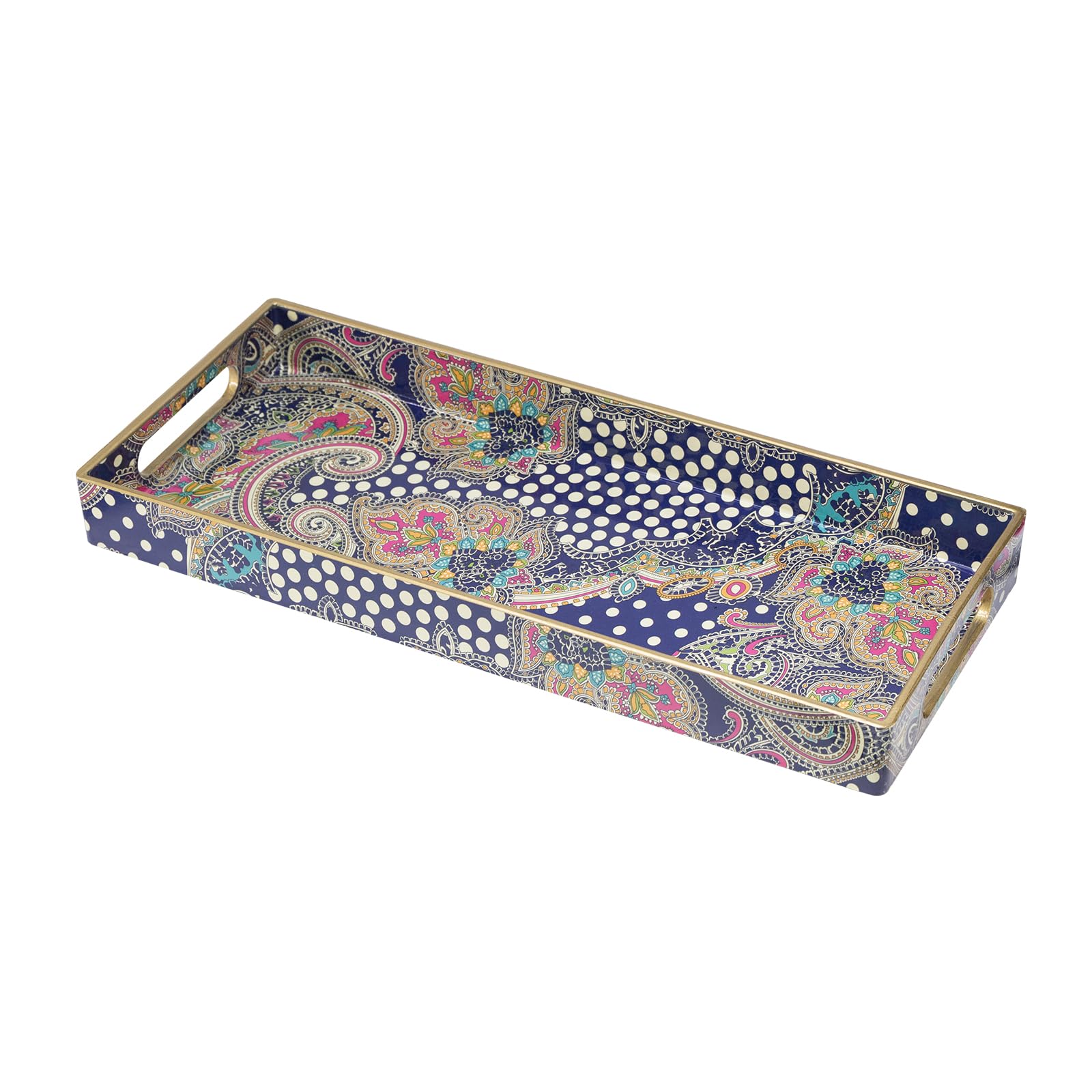 MAONAME Plastic Vanity Tray, Bathroom Counter Tray