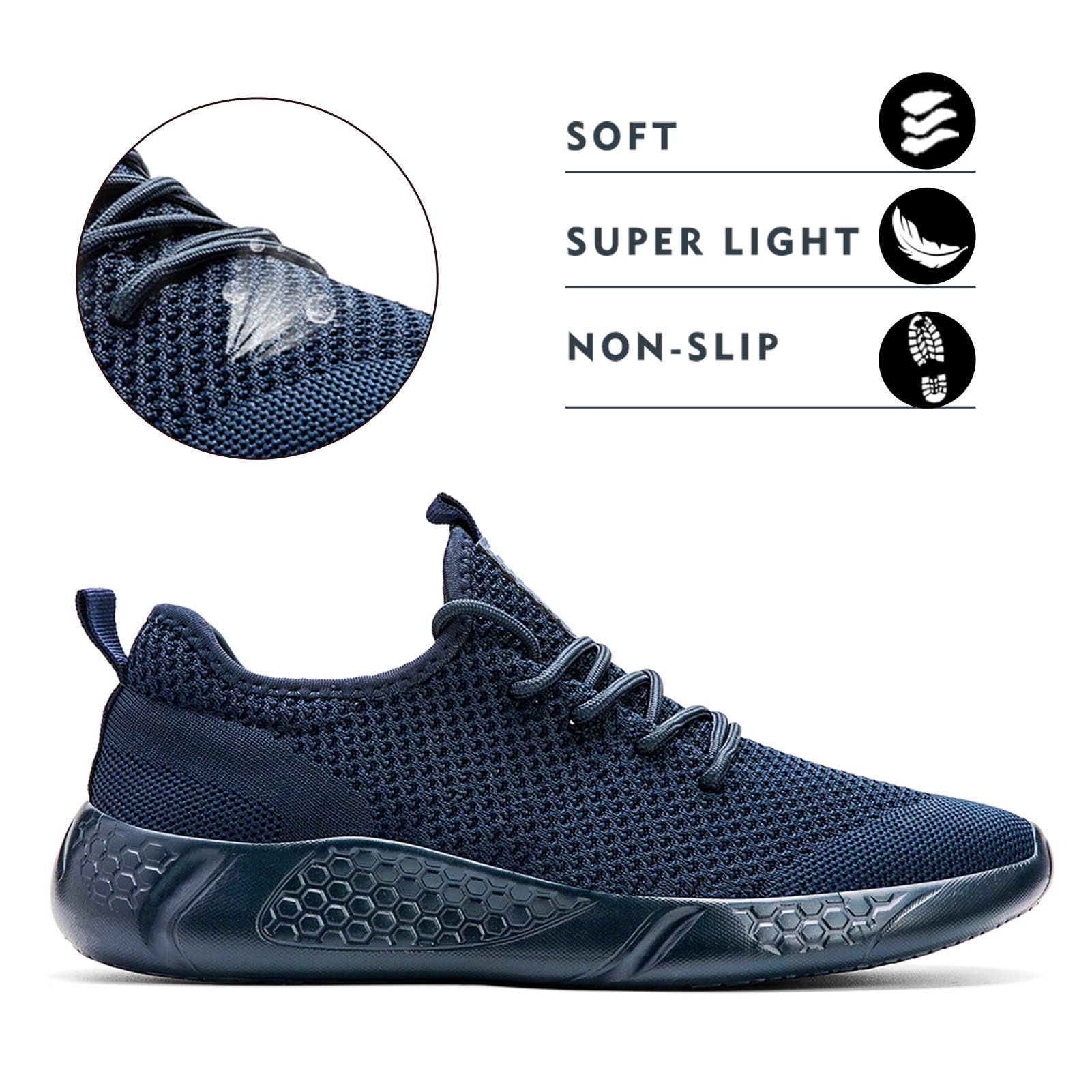 Uomo Scarpe Ginnastica Scarpe Sneakers Ginnastica Running Trekking Palestra Uomo Sportive Offerta da Corsa Lavoro Moda Sneakers Walking Casual Running Shoes Gym Sport Tennis Shoes