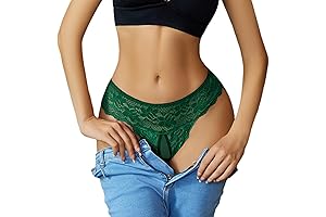 Underwear for Women - Plus Size Crotchless Panties