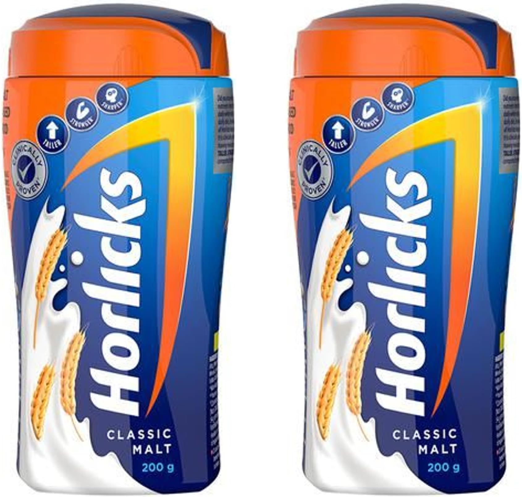Horlicks Health & Nutrition drink - 200g Classic Malt (Pack Of 2) -