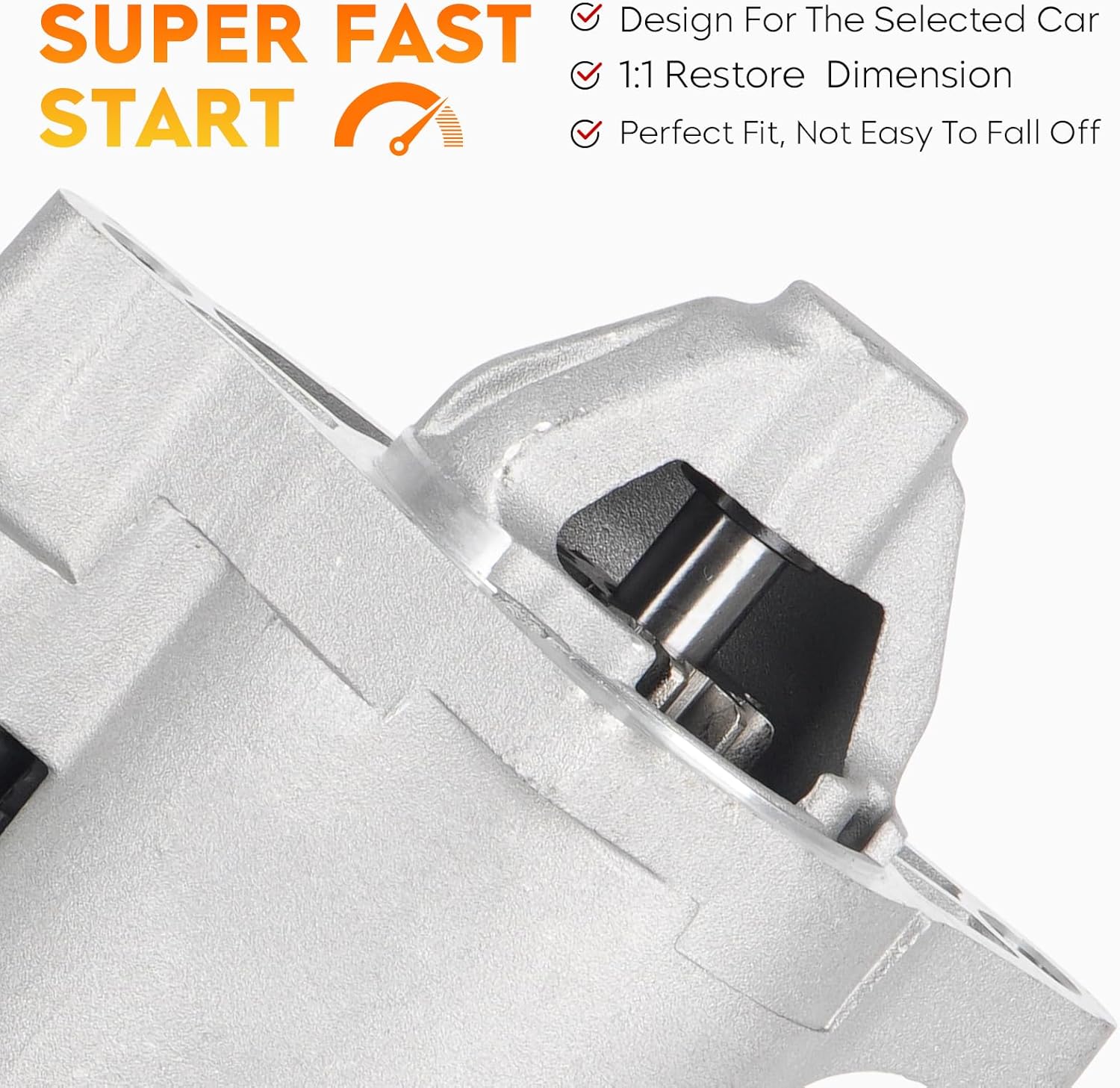 New Starter for Jeep Grand Cherokee 1999 2000 2001 2002 2003 2004 4.7L, 410-48206 SMT0316 19012 17699 M0T91181