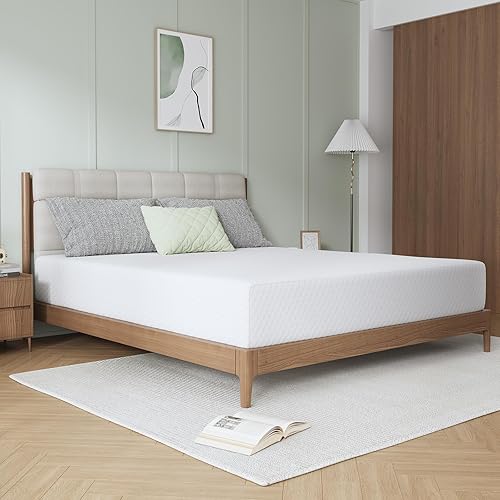 Miniatura 2 de Novilla Colchón King de 10 pulgadas, colchón de espuma viscoelástica King con capa cómoda transpirable y espuma base de alta densidad para alivio de