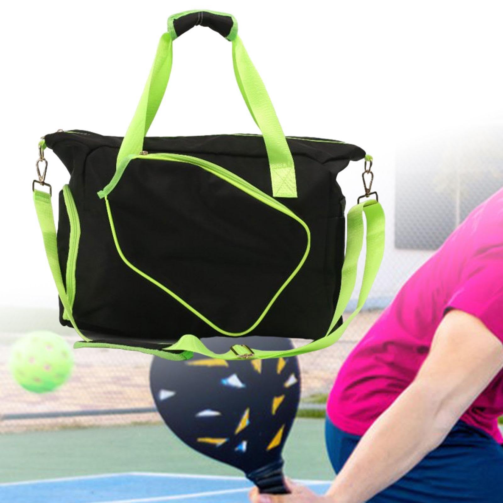 Borsa da Tennis spaziosa per 2 Racchette, Borsa Sportiva, da Badminton per Fitness e Tempo Libero, Accessori per Racchetta da Badminton, Palline, da Tennis, a Tracolla
