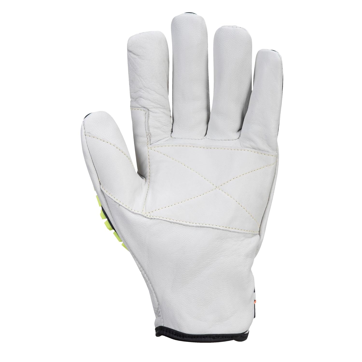 Portwest A745 Anti Impact Safety Work Gloves - Premium Leather Cut Resistant and Impact Reducing Protective Work Gloves Grey, X-Large