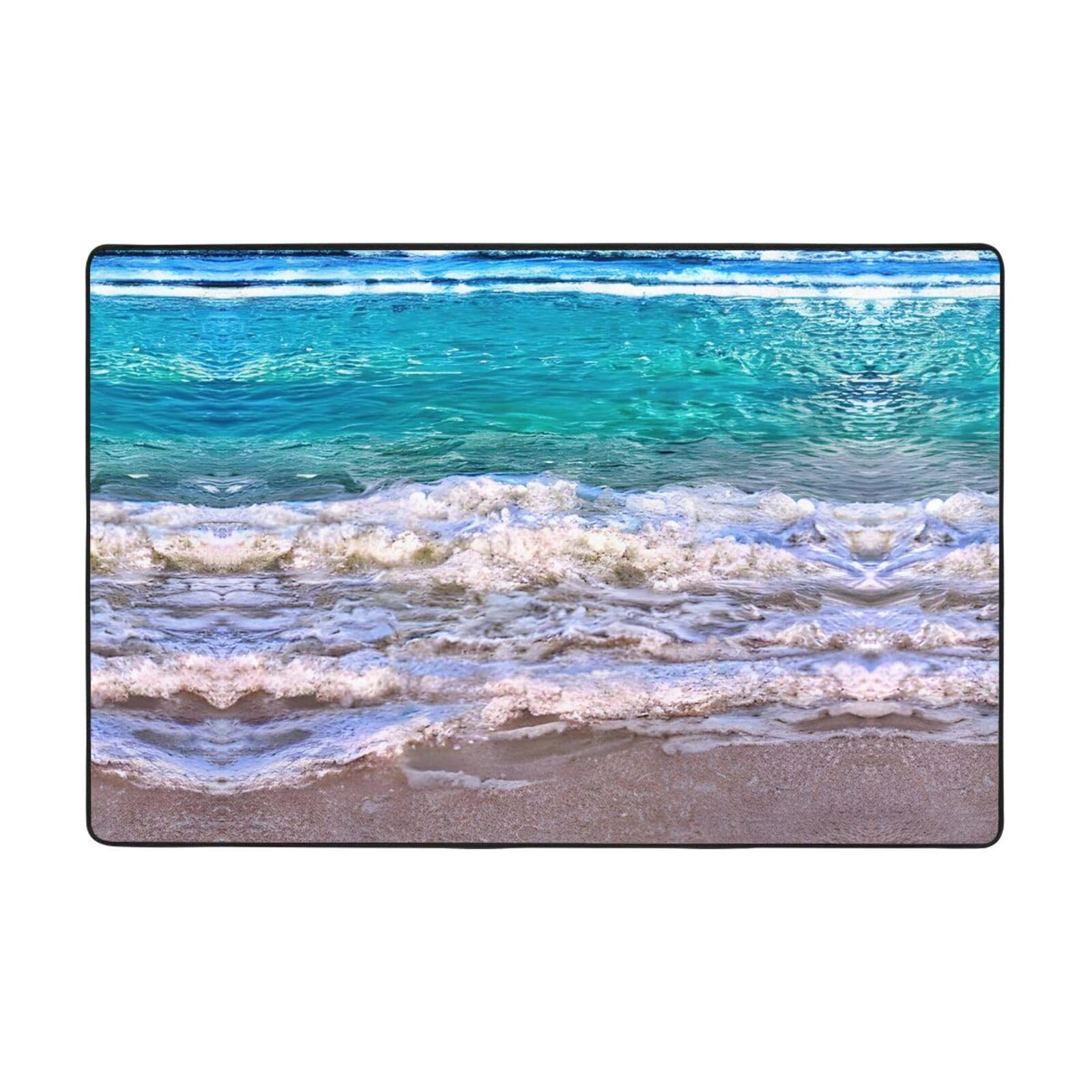 Tapis marin tropical blanc pour créer un coin de douceur dans la chambre d'enfant