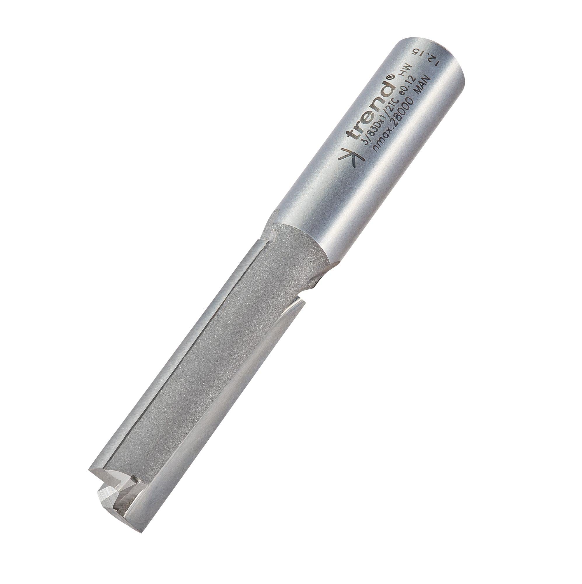 Trend 3/83D x 1/2 TCT Two Flute Cutter 12.7 x 50mm