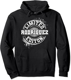 RODRIGUEZ Funny Surname Family Tree Birthday Reunion Gift Pullover Hoodie