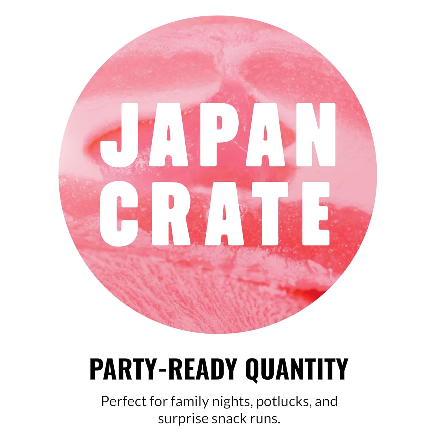 Japan Crate Kubota Daifuku Mochi - 4-Pack Strawberry Japanese Mochi Candy, Soft & Chewy Rice Cakes with Strawberry Paste Filling, Fridge & Freezer-Friendly Japanese Dessert