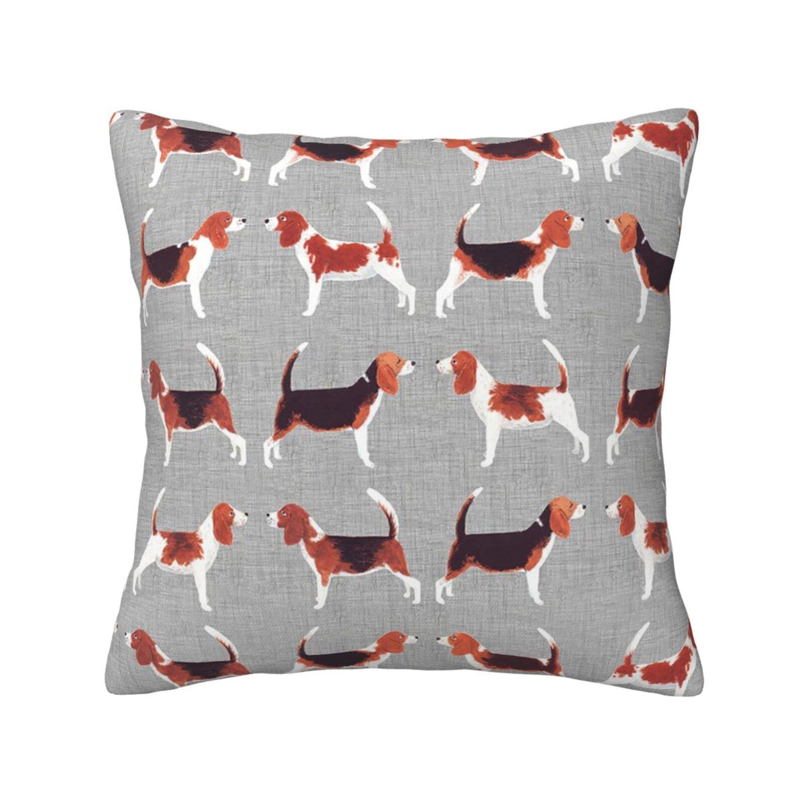 ESASAM Beagle Patterns Print Stylish Throw Pillow - Double-Sided Printed Design, 100% Polyester Material