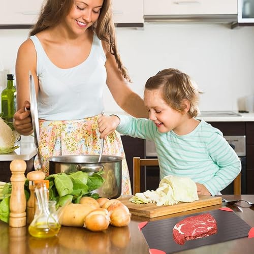 Miniatura 6 de Bandeja de descongelación rápida para descongelar carne congelada natural, bandeja de descongelación milagrosa original, placa de descongelación