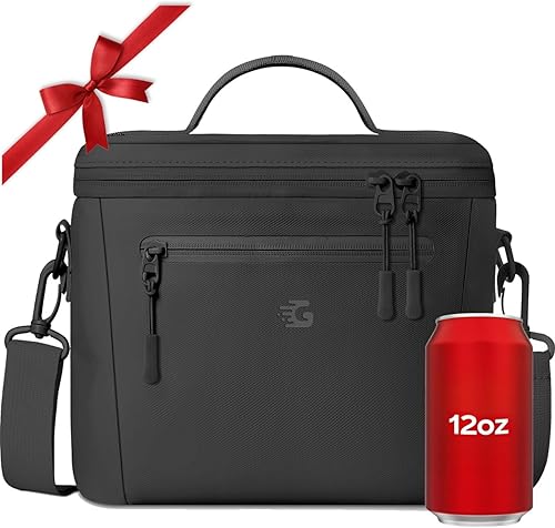 Miniatura 18 de Bolsa de almuerzo aislada para mujer y niñas - Impermeable, a prueba de fugas, ligera, reutilizable, enfriadora para la escuela, el trabajo, el