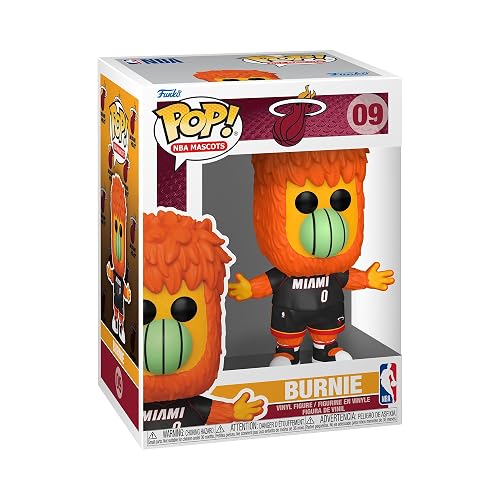 Funko Pop! NBA: Mascots - Miami - Burnie The Fireball - NBA Mascots - Figura de Vinilo Coleccionable