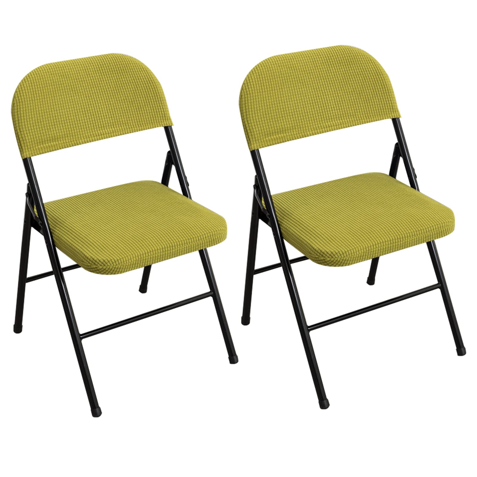 Housses de chaises lavables pour Salle à Manger, Extensibles et en Velours, pour chaises Pliantes, idéales pour réceptions, Bureaux, fêtes, banquets et Maisons. Lot de 2.