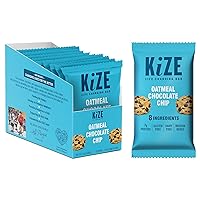 Vista 15 de KiZE Energy Bars - Barras energéticas de reemplazo de comidas con alto contenido de proteínas, a base de mantequilla de almendras, sin gluten, sin