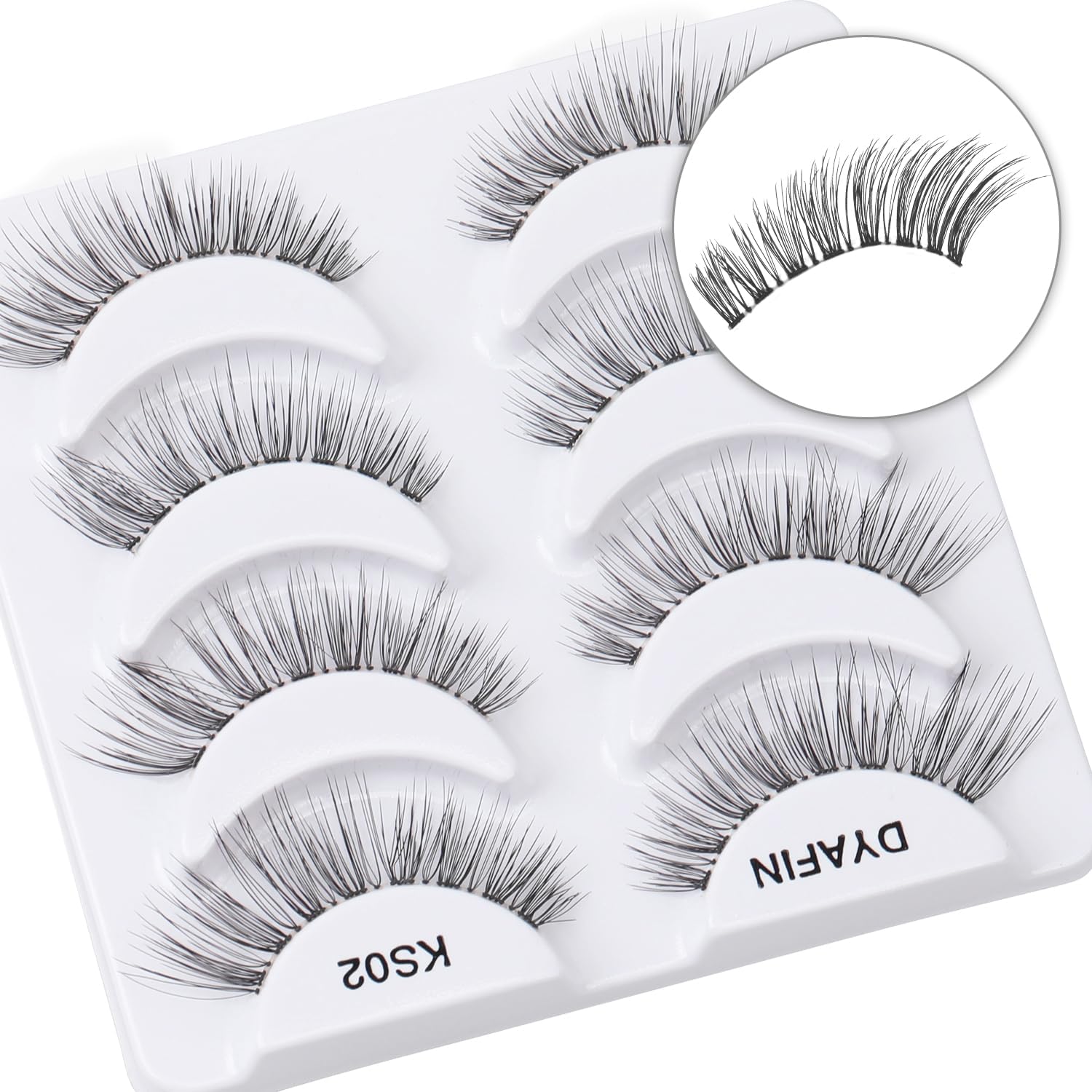 Sponsored Ad – Natural Eyelashes 100% Handmade Lashes Reusable Soft False Eyelashes Lightweight Eye Lashes with Clear Band 3D Fake Eyelashes Long Wispy Eyelashes C Curl Lashes 4 Pairs