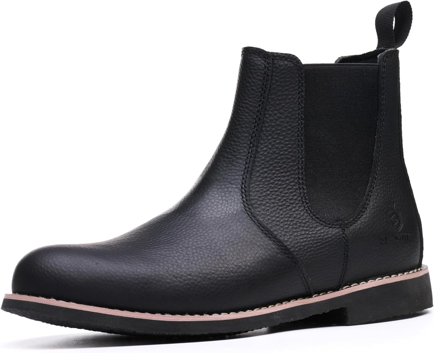 Men's Handmade Classic Chelsea Boots Genuine Cowhide Slip On Fashion Casual